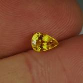 $35.00 Rich Golden Yellow Natural Sapphire Sri Lanka 