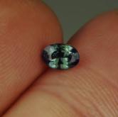 $15.00 Dark Blue Green Thai Sapphire 0.52ct 