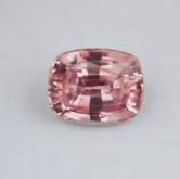 AGL Certifed Unheated Light Peach Pink Color Sapphire Sri Lanka 2.61ct 