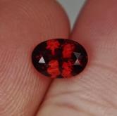  Red Fire Crimson Color Umba River Garnet 1.22 ct 