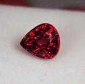 Extra Bright Pink - Red Rhodolite Garnet Tanzania 3.04 ct 