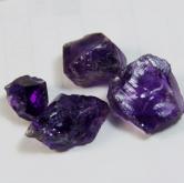 Old Stock Fine Color Zambian Amethyst Facet Rough 44.34 ct 