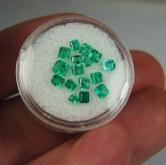 Bright and Nice color Colombian Emerald Lot 2.32 carats 