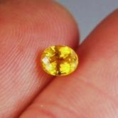 $35.00 Rich Golden Yellow Natural Sapphire Sri Lanka 