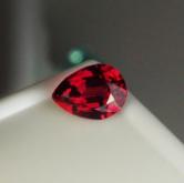  Special Color Bright Red Natural Spinel Tanzania 1.29 ct 