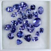 Bright Clean and Pretty Natural Blue Tanzanite Lot 19.82 ct 