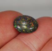 Multi-color Fire Untreated Black Matrix Opal Honduras 3.26 ct 