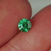 Color Clean and Brilliant Natural Colombian Emerald 