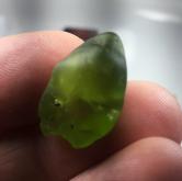 Big Fine Color and Clean Peridot Facet Rough Arizona 24.34 ct 