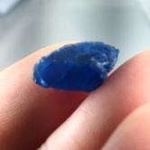 Ultra Rare Royal Blue Afghanite Facet Rough 4.80 ct GL