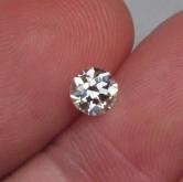 Antique Euro Cut Diamond VS-1 H color 0.61 ct 