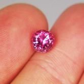 Bright Old Stock Hot Pink Tourmaline Brazil 1.38 ct 