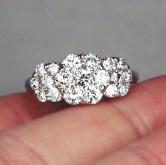 Quality and Brilliance 14 kt Diamond Ring 2.50 ct tw 
