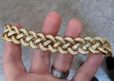 Estate High Quality 18 kt Gold Bracelet With 20+ Carats Of Diamonds 
