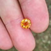 Brilliant Mandarin Spessartite Garnet Tanzania 3.01 