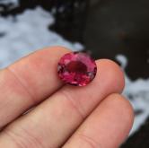 Big Rich Saturated Pink Tourmaline Nigeria 9.37 ct 