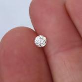 Antique Euro Cut Diamond VS-1 H - I color 0.36 ct 