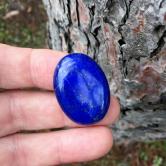 Awesome Color Big 60 ct Lapis Lazuli Pyrite Cab Afghanistan 