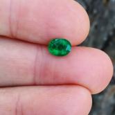 Rich beautiful Color Natural Zambian Emerald 1.21 ct 