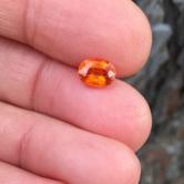 Color and Fire Mandarin Spessartite Garnet 1.76 ct GL