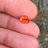 Color and Fire Mandarin Spessartite Garnet 1.76 ct GL