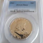 1961 50C PCGS PR66 50 Cent Piece 
