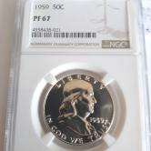 1959 50C PF67 50 Cent Piece 