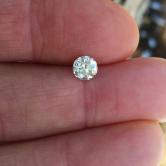 Antique Euro Cut Diamond S1-1 Clarity J-K Color 0.82 ct 