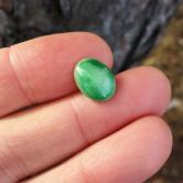 Apple Green Type A Burmese Jadeite Cabochon 3.82 ct 