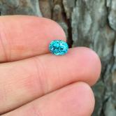 Brilliant Natural Intense Blue Zircon Cambodia 2.71 ct 