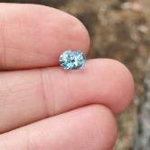 Nice Color and Bright Natural Aquamarine Nigeria 1.13 ct 