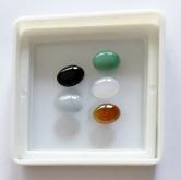 Natural Burmese Type A Jadeite Cabochon Lot 4.47 carats