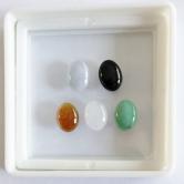 Natural Burmese Type A Jadeite Cabochon Lot 4.47 carats