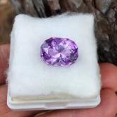 USA Cutting and Bright Natural Amethyst Brazil 10.92 carats GLI