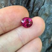 Bright Tanzania Umba River Rhodolite Garnet 3.51 carats GLI 