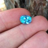 USA Cutting Rich Color Swiss Blue Topaz 3.18 Carats