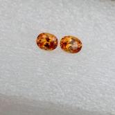 Top Cutting Dravite Sunset Tourmaline Pair Kenya 