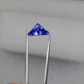 Fine Quality Fancy Cut and Bright Purple Blue Tanzanite 