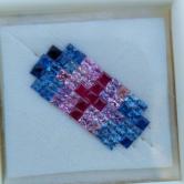 Multi-Color Princess-Cut Sapphire & Ruby Suite 2.1mm 3.51 Carats