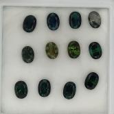 Old Stock Dark Blue to Green Green Tourmaline Brazil 9.48 carat