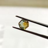 Montana Sapphire Faceted Flat Crystal 