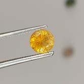 Pretty Canary Yellow - Orange Montana Sapphire 0.47 Carats 