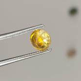 Pretty Canary Yellow - Orange Montana Sapphire 0.47 Carats 