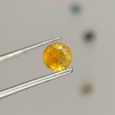 Pretty Canary Yellow - Orange Montana Sapphire 0.47 Carats 