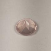 6.09 ct Light Rose Quartz | Custom Portuguese Cut