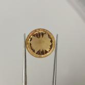 Unique Citrine with Butterfly Gemstone 7.01 Carats