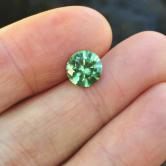 Large And Unheated Natural Green Montana Sapphire 2.91 Carats