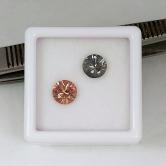 Opposite Color Collectors Tourmaline Pair Nigeria 1.72 carats
