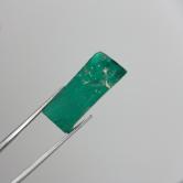 Intense Green Hydrothermal Emerald Facet Rough - 14.23 ct