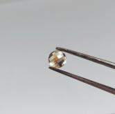 Natural Yellow Montana Sapphire Rose Cut  0.59 Carats